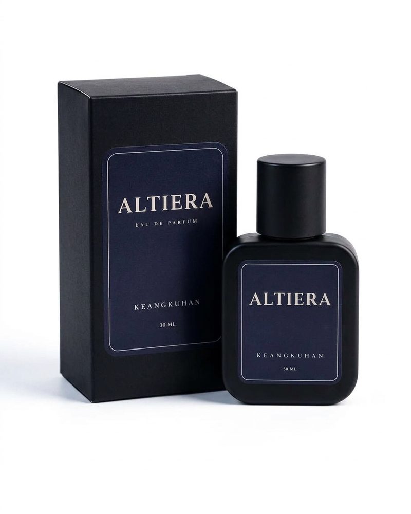 ALTIERA KEANGKUHAN, botol hitam Eau de Parfum 30 ml